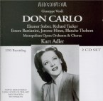 VERDI - Adler - Don Carlo, opéra (version italienne) Live MET New York, 5 - 3 - 1955