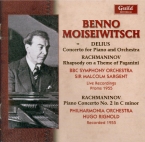 DELIUS - Moiseiwitsch - Concerto pour piano