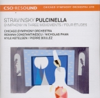 STRAVINSKY - Boulez - Pulcinella, ballet en 1 acte, pour soprano, ténor