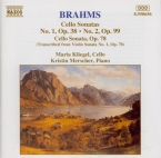 BRAHMS - Kliegel - Sonate pour violoncelle et piano n°1 en mi mineur op