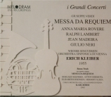 VERDI - Kleiber - Messa da requiem, pour quatre voix solo, chur, et orc live Wien 23 - 11 - 1955
