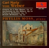 WEBER - Moss - Sonate pour piano n°2 op.39