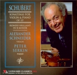 SCHUBERT - Schneider - Sonatine pour piano et violon n°1 op.137 D.384