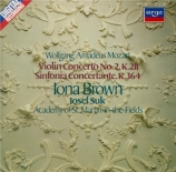 MOZART - Brown - Sinfonia concertante pour violon, alto et orchestre en