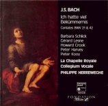 BACH - Herreweghe - Ich hatte viel Bekümmernis, cantate pour solistes, c