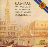 VIVALDI - Rampal - Concerto pour flûte, cordes et b.c. en sol mineur op