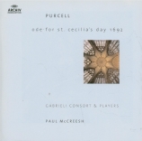 PURCELL - McCreesh - Hail, bright Cecilia!, ode à Ste Cécile Z.328
