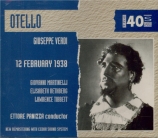 VERDI - Panizza - Otello, opéra en quatre actes (live MET 12 - 2 - 1938) live MET 12 - 2 - 1938