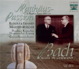 BACH - Mauersberger - Passion selon St Matthieu (Matthäus-Passion), pour