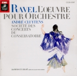 RAVEL - Cluytens - Daphnis et Chloé, ballet pour orchestre et chur mixt Import Japon