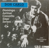 VERDI - Varviso - Don Carlo, opéra (version italienne) live Wien, 17 - 6 - 1968