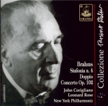BRAHMS - Walter - Double concerto pour violon et violoncelle avec orches
