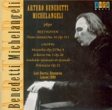 BEETHOVEN - Michelangeli - Sonate pour piano n°32 op.111 live London 10 - 5 - 90