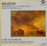 BRAHMS - Schuricht - Symphonie n°4 pour orchestre en mi mineur op.98
