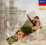 BACH - Münchinger - L'offrande musicale (Musikalisches Opfer), pour flût