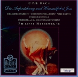 BACH - Herreweghe - Auferstehung und Himmelfahrt Jesu, oratorio Wq.240 (