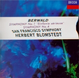 BERWALD - Blomstedt - Symphonie n°4 'Naïve'