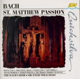 BACH - Willcocks - Passion selon St Matthieu (Matthäus-Passion), pour so