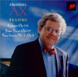 BRAHMS - Ax - Six fantaisies pour piano op.116