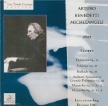 CHOPIN - Michelangeli - Fantaisie pour piano en fa mineur op.49 Live Bregenz