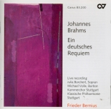 BRAHMS - Bernius - Ein deutsches Requiem (Un Requiem allemand), pour sol