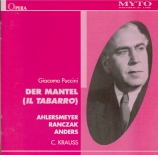 PUCCINI - Krauss - Il Tabarro (Live, Stuttgart 23 - 1 - 1938 (en allemand)) Live, Stuttgart 23 - 1 - 1938 (en allemand)