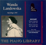 MOZART - Landowska - Concerto pour piano et orchestre n°22 en mi bémol m