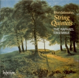 MENDELSSOHN-BARTHOLDY - Raphael Ensembl - Quintette à cordes n°1 en la m