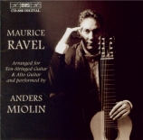 RAVEL - Miolin - Ma mère l'oye, cinq pièces enfantines pour piano à quat Transcriptions pour guitare à dix choeurs