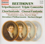 BEETHOVEN - Kegel - Triple concerto pour piano, violon et violoncelle op