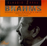 BRAHMS - Arrau - Concerto pour piano et orchestre n°1 en ré mineur op.15