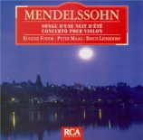 MENDELSSOHN-BAR - Maag - Songe d'une nuit d'été (Le) op.21