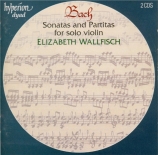 BACH - Wallfisch - Sonates et partitas pour violon seul BWV 1001-1006