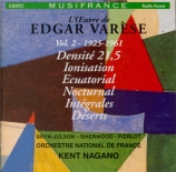 L'oeuvre de edgar varèse vol 2 1925-1961