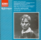 ENESCU - Menuhin - Sonate pour violon et piano n°3 op.25