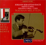 BACH - Milstein - Sonate pour violon seul n°1 en sol mineur BWV.1001