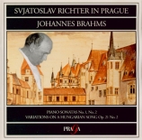 BRAHMS - Richter - Sonate pour piano n°1 en do majeur op.1