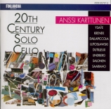 20th Century Solo Cello