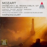 MOZART - Harnoncourt - Grabmusik, cantate pour soprano, basse, chur et