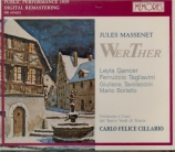 MASSENET - Cillario - Werther, drame lyrique live, Trieste le 20 - 01 - 1959 : chanté en italien