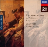 RACHMANINOV - Ashkenazy - Dix préludes pour piano op.23
