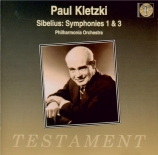 SIBELIUS - Kletzki - Symphonie n°1 op.39