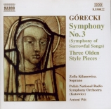 GORECKI - Wit - Symphonie n°3 op.36 'Symphony of sorrowful songs'