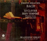 BACH - Verlet - Le clavier bien tempéré, Livre 1 BWV 846-869