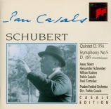 SCHUBERT - Casals - Quintette à cordes à deux violoncelles en do majeur