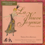 LEHAR - Sibert - Die lustige Witwe (La veuve joyeuse) version française