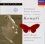 SCHUMANN - Kempff - Concerto pour piano et orchestre en la mineur op.54