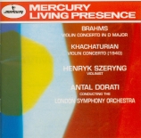 BRAHMS - Szeryng - Concerto pour violon et orchestre en ré majeur op.77
