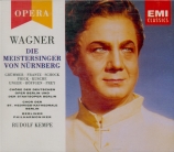 WAGNER - Kempe - Die Meistersinger von Nürnberg (Les maîtres chanteurs d