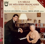 Un siècle de mélodies françaises